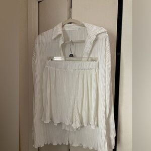 White Resort Wear Outfit